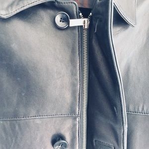Men’s leather jacket XXL